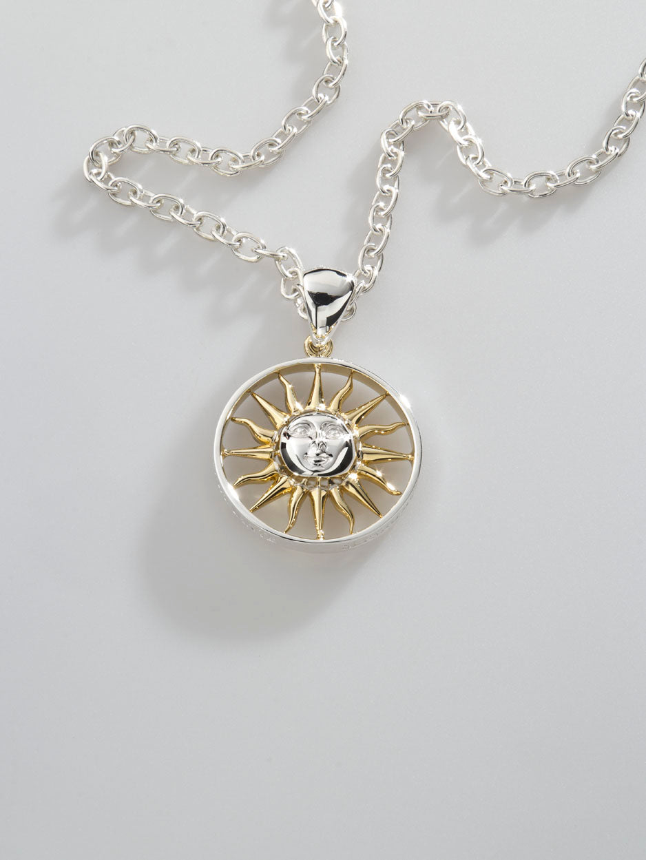 Sergio hotsell Bustamante Sun Pendant Necklace